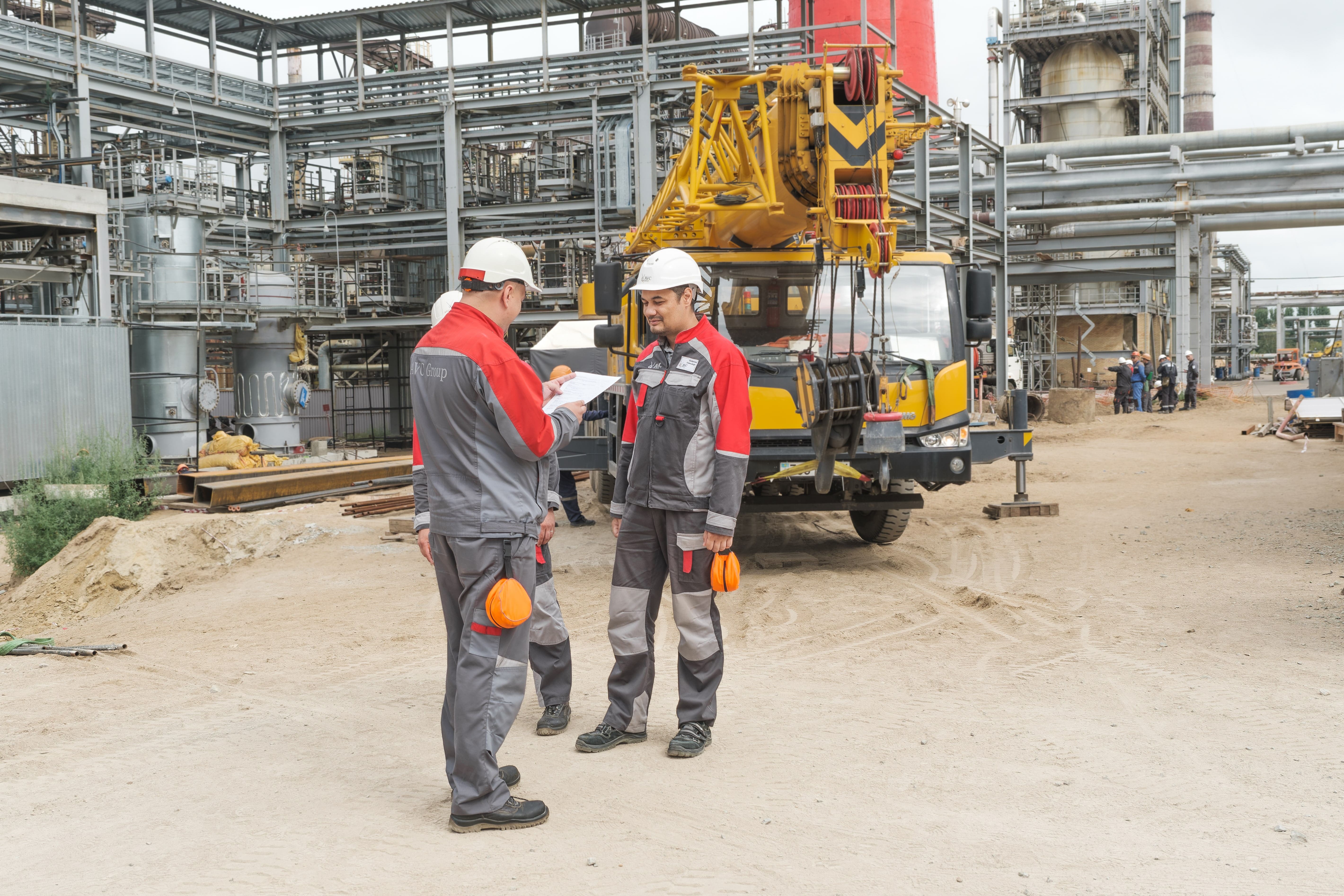 Работа на строительной площадке